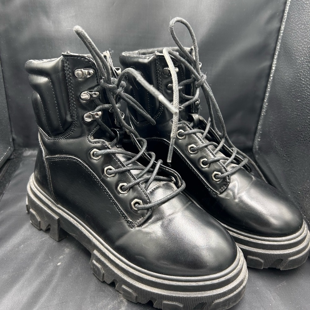 Black Combat Boots